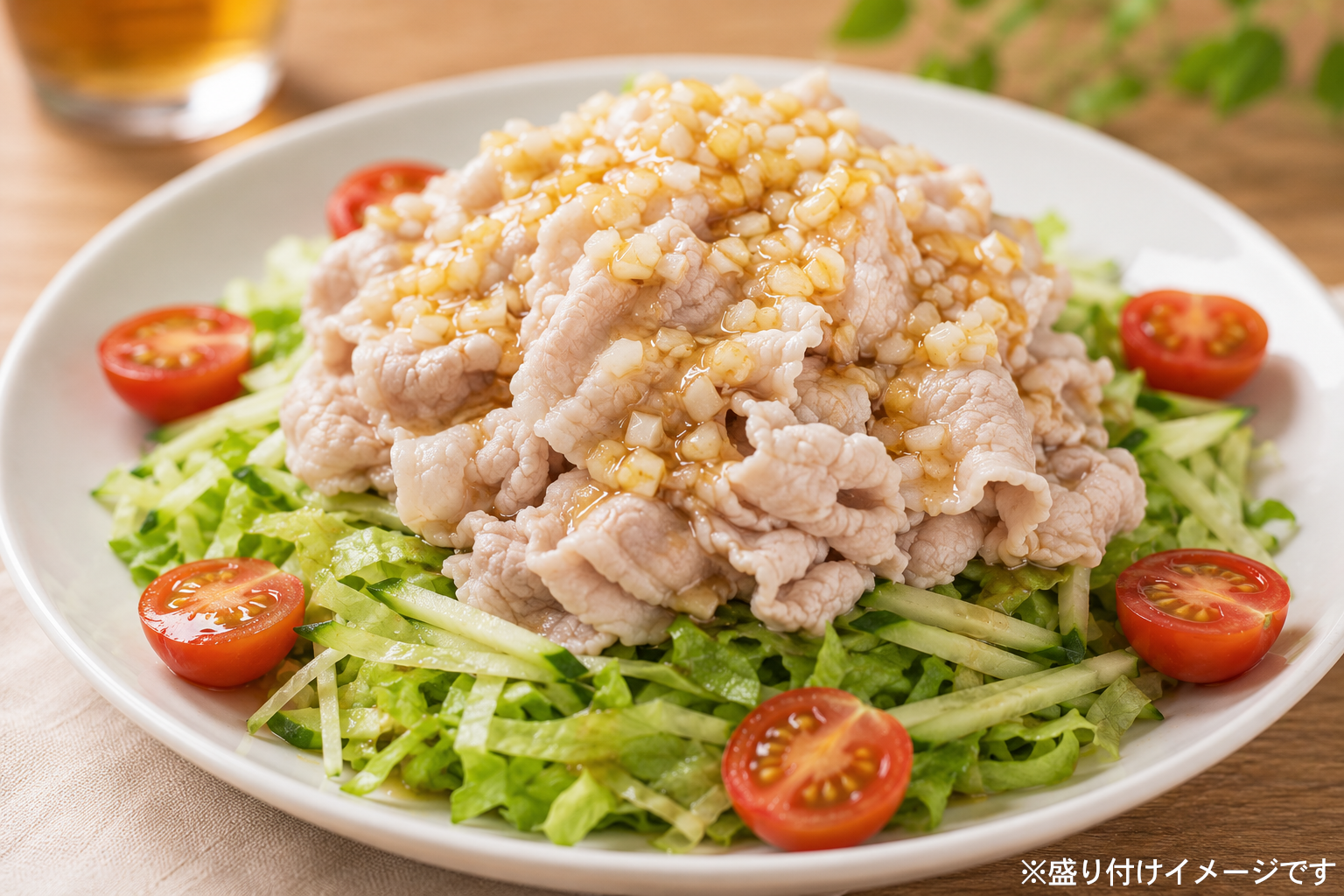 冷しゃぶのさっぱり甘酢だれ(2人分)